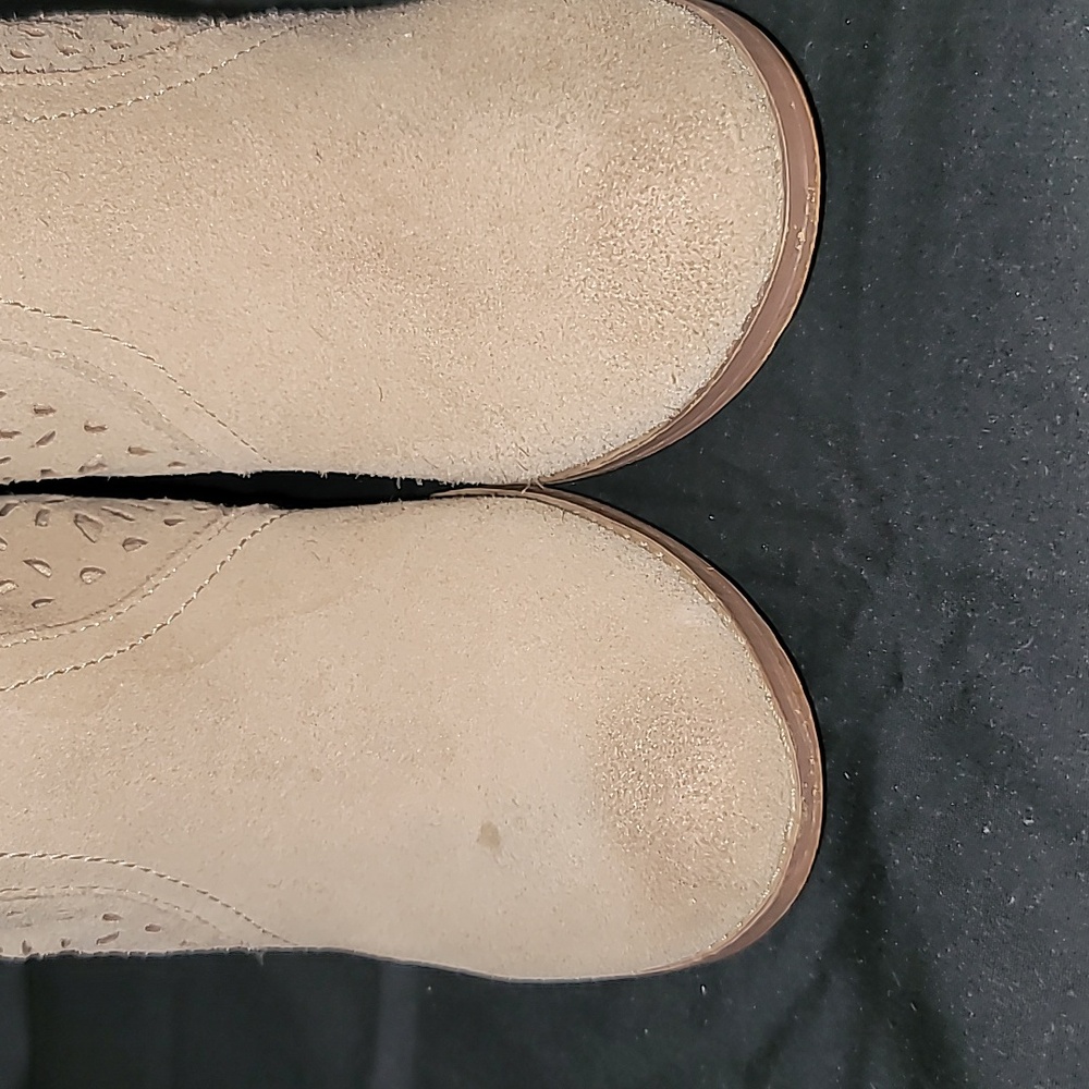 Naughty Monkey Love Lace Boots in Camel Size 9 - Picture 5 of 10